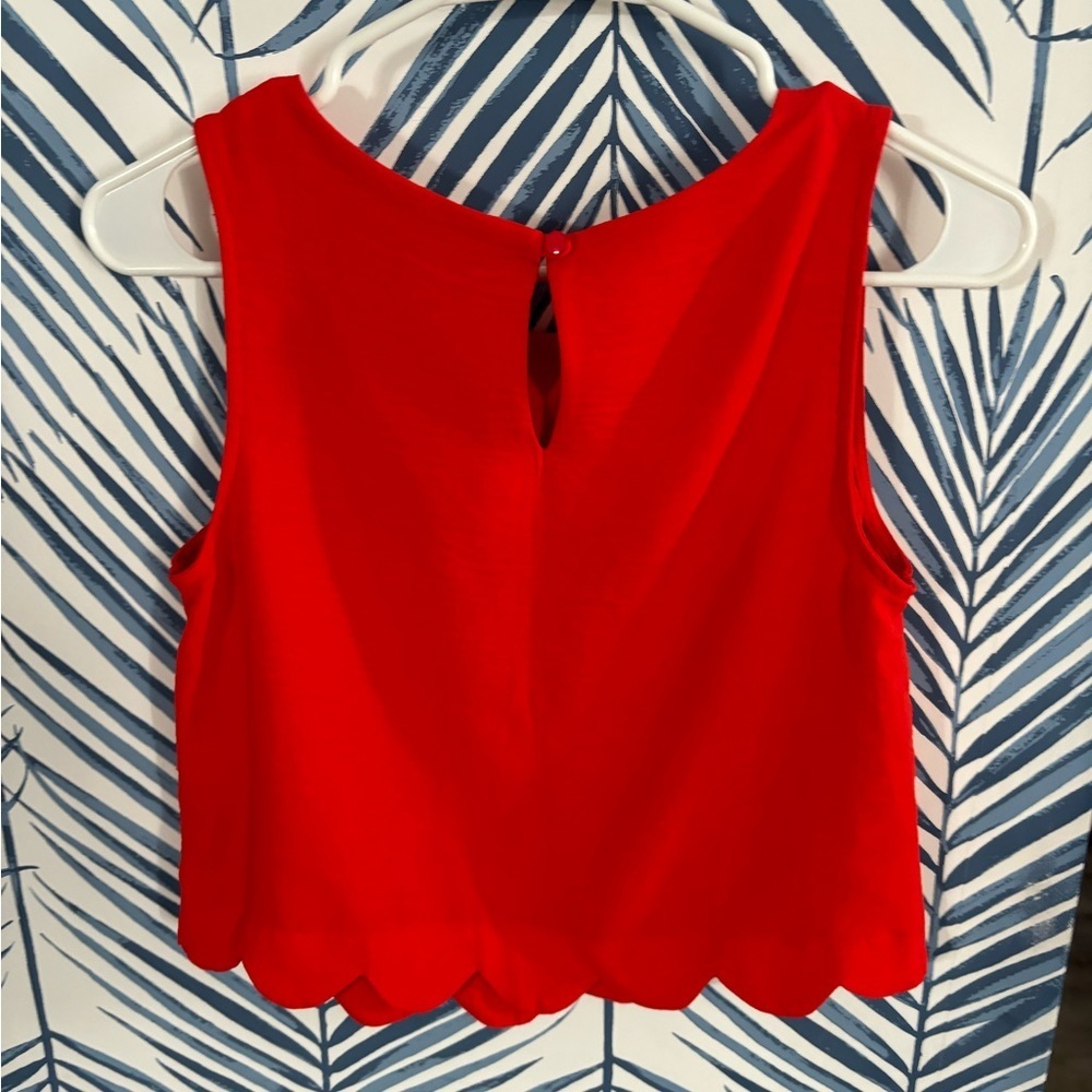 Monteau Los Angeles Vibrant Red Tank Top SMALL - Picture 3 of 3